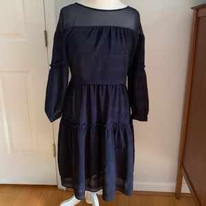 3/4 sleeve length Navy Banana Republic Dress
